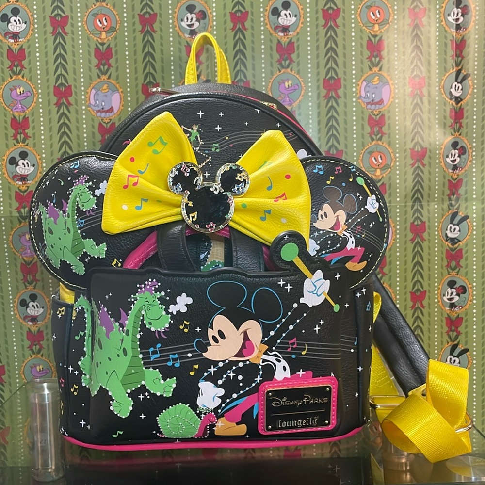 Disney Parks x Loungefly Disneyland Electrical Main St Parade 50th Bag & Ears